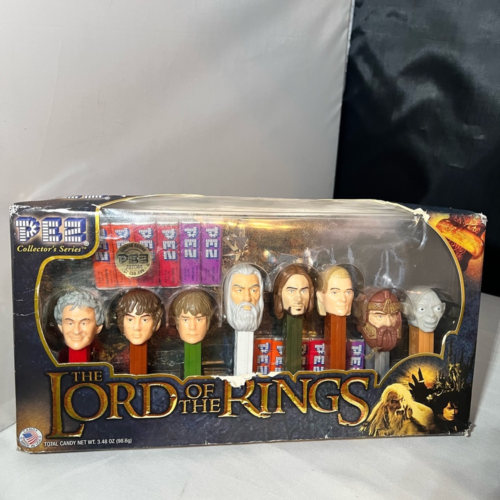 Lord of the Rings PEZ Collector's Set with Colorful Dispensers
